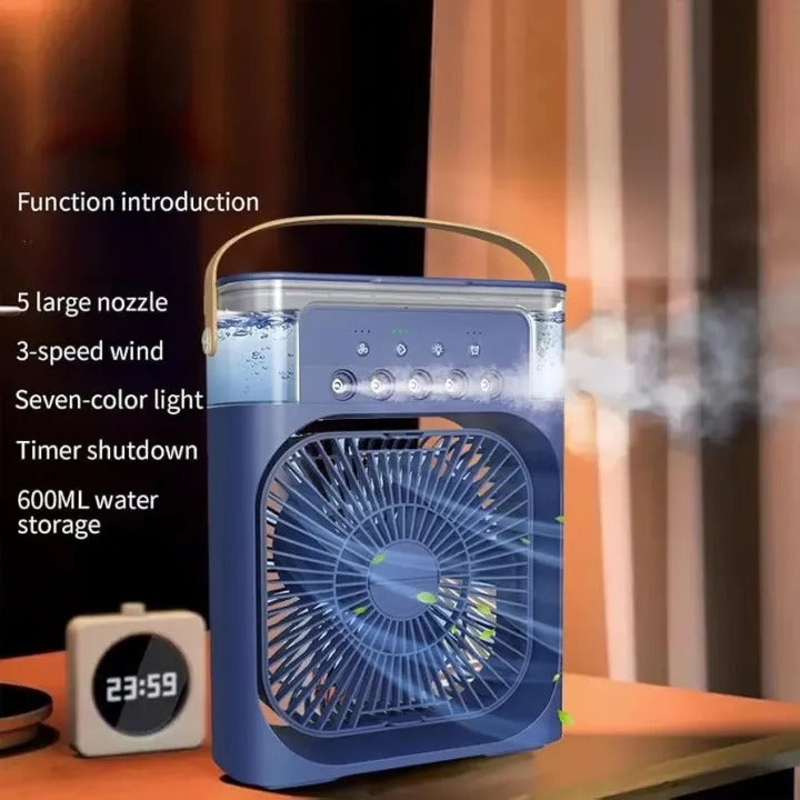 Portable Air Cooler Fan with RGB Lights
