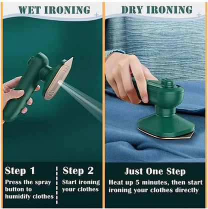 70% 0ff Today Steam iron Portable Mini Electric Handheld